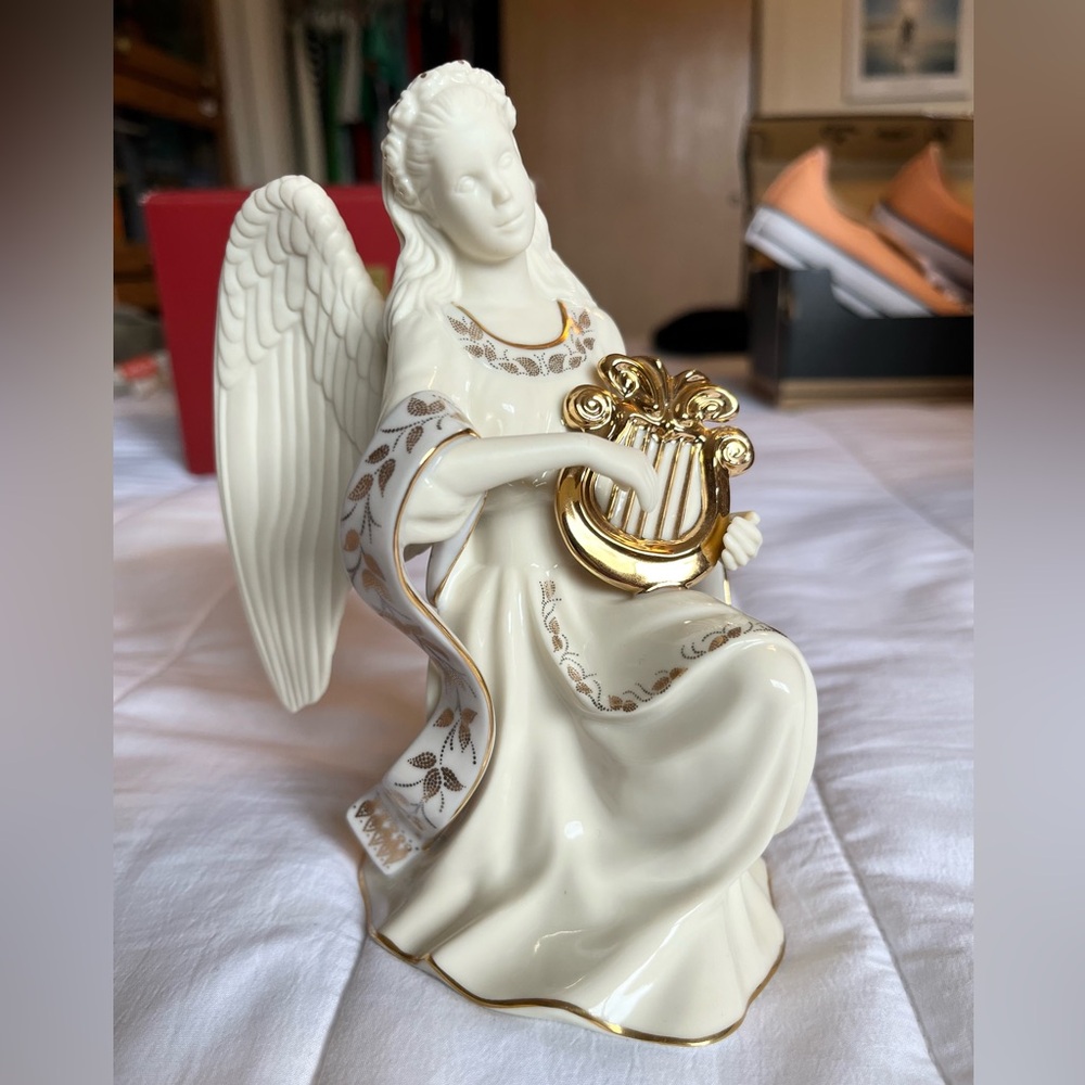 Lenox Baroque Angel with Harp - NEW in Box + Price Tags - PERFECT CONDITION